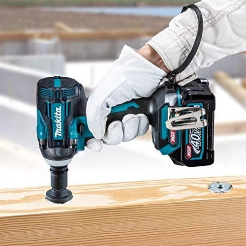 Makita TW004GZ Smūginis veržliasukis XGT, 1/2", 350Nm, 2xLED, bešepetėlinis variklis, "Z" versija - komplektuojamas be akumuliatoriaus ir kroviklio