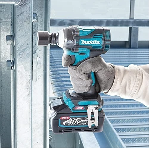 Makita TW004GZ Smūginis veržliasukis XGT, 1/2", 350Nm, 2xLED, bešepetėlinis variklis, "Z" versija - komplektuojamas be akumuliatoriaus ir kroviklio