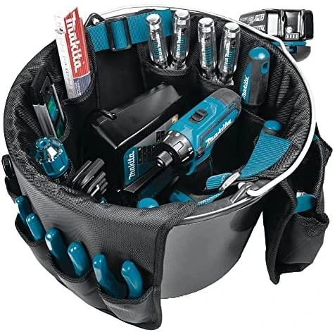 Makita E-05480 Surtvirtintas 4-jų skyrių, universalus, atviras keturkampis krepšys įrankiams.