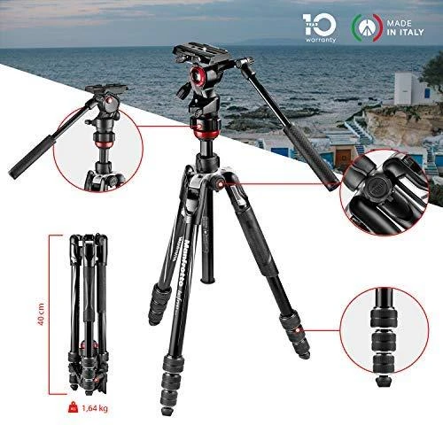Manfrotto BEFREE Live Twist juoda