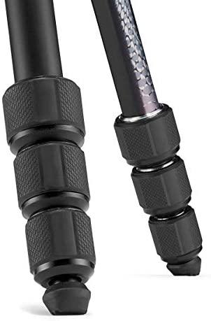 Manfrotto aliuminio trikojis su rutuline galvute, 160 cm, 4 sekcijų, MKELMII4BK-BH