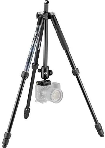 Manfrotto aliuminio trikojis su rutuline galvute, 160 cm, 4 sekcijų, MKELMII4BK-BH