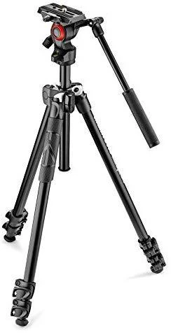 Manfrotto 290 šviesos rinkinys su skysta vaizdo galvute