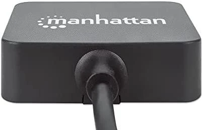 Manhattan 162296 sąsajos šakotuvas USB 3.2 Gen 1 (3.1 Gen 1) Type-A 5000 Mbit/ai Juoda