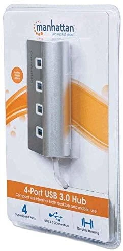 HUB USB Manhattan 4x USB-A 3.0 (163767)