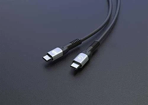 Kabelis USB Manhattan USB-C - USB-C 1 m Juodas (356374)