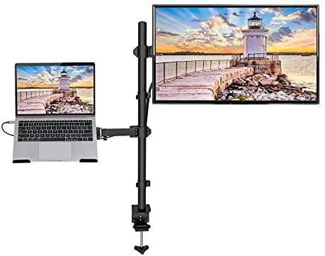 Laikiklis Intracom MANHATTAN Desktop Combo Mount su Monitorius Arm ir Nešiojamas kompiuteris Stovas nuo 13 iki 32 colių Monitorius iki 8kg ir nuo 10 iki 17 colių Nešiojamasis kompiuteris iki 8kg