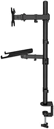 Laikiklis Intracom MANHATTAN Desktop Combo Mount su Monitorius Arm ir Nešiojamas kompiuteris Stovas nuo 13 iki 32 colių Monitorius iki 8kg ir nuo 10 iki 17 colių Nešiojamasis kompiuteris iki 8kg