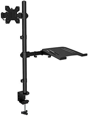 Laikiklis Intracom MANHATTAN Desktop Combo Mount su Monitorius Arm ir Nešiojamas kompiuteris Stovas nuo 13 iki 32 colių Monitorius iki 8kg ir nuo 10 iki 17 colių Nešiojamasis kompiuteris iki 8kg