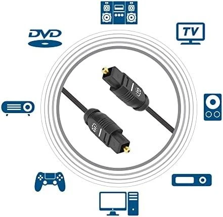 Kabelis Manhattan Toslink - Toslink 5m juoda (356091)