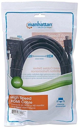 Kabelis Techly HDMI - DVI-D 5m juoda (ICOC-HDMI-D-045)