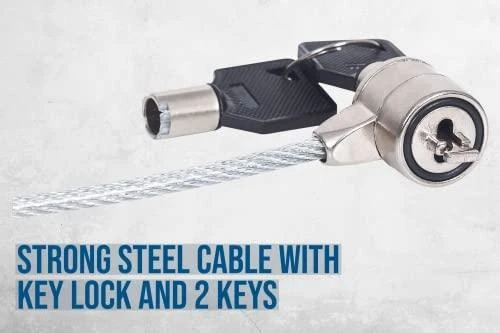 Intracom MANHATTAN Mobile Security Lock Rakto užraktas 1,4m 4,6ft. Skaidri PVC striukė