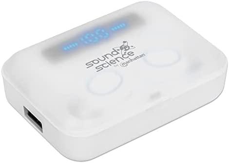 MANHATTAN Sound Science Bluetooth In-Ear-Ausinės baltas