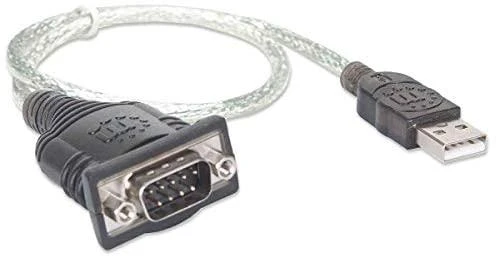 StarTech Intracom MANHATTAN USB į serijinį keitiklį jungia vieną serijinį įrenginį prie USB prievado lizdinės plokštelės