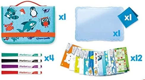 Maped Creative MAPED TRAVEL BOARD kūrybinis rinkinys, 3108