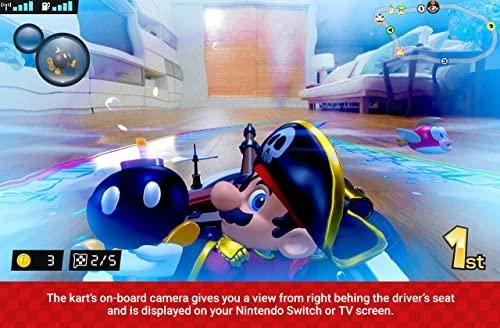 Nintendo Mario Kart Live Home Circuit LUIGI mašinėlės rinkinys