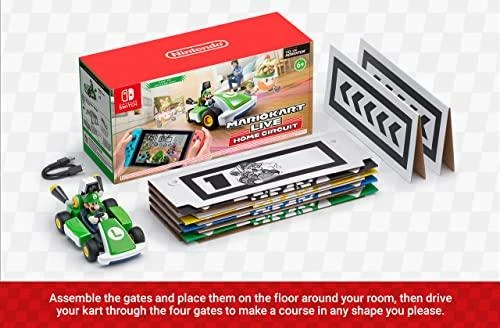 Nintendo Mario Kart Live Home Circuit LUIGI mašinėlės rinkinys