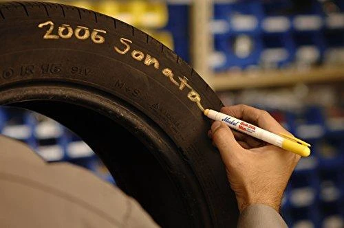 Dažų lazdelė Markal Quik Stik Mini Paintstik BALTA 6 mm