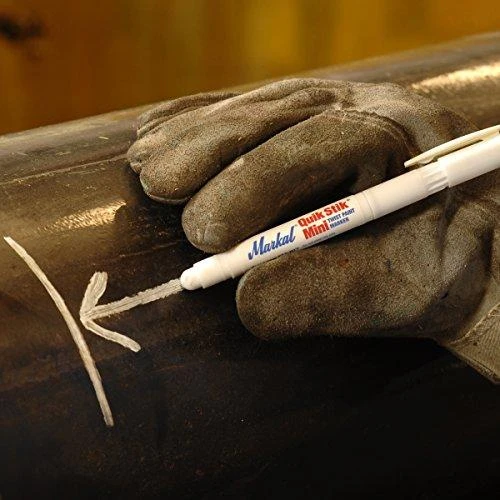Dažų lazdelė Markal Quik Stik Mini Paintstik BALTA 6 mm