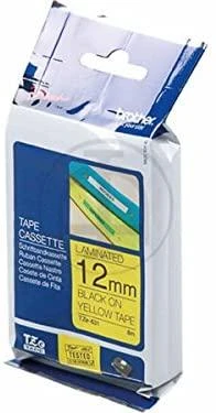 Brother | TZe-631 Laminated Tape | Juodas on Geltona | TZe | 8 m | 1.2 cm