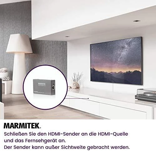 Marmitek MegaView 90 HDMI plėstuvas, didesnis nei 1 CAT 5e/6