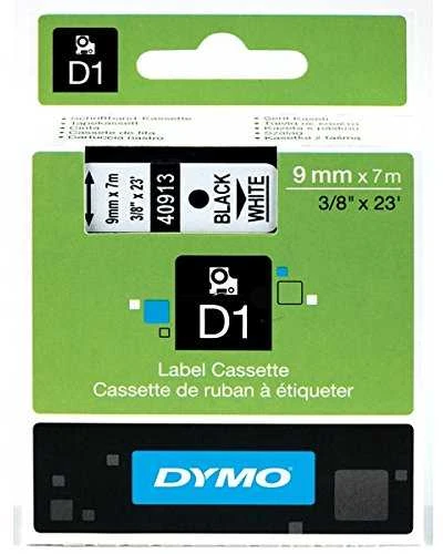 Dymo Juostelė D1 40913 9mm x 7m juodas ir baltos spalvos, 1vnt