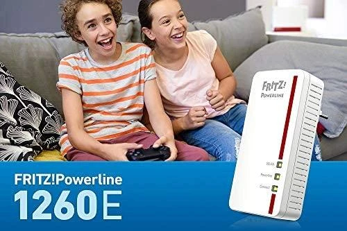 Maršrutizatorius AVM FRITZ! Powerline 1260E 1200 Mbit/ai Ethernet LAN jungtis „Wi-Fi“ Balta 1 vnt