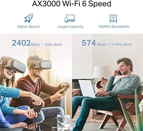 Maršrutizatorius TP-LINK | AX3000 Mesh WiFi 6 ilgintuvas | RE700X | 802.11ax | Tinklo palaikymas: Taip | 2402+574 Mbit/s | Ethernet LAN (RJ-45) jungtys: 1 | Nėra mobiliojo plačiajuosčio ryšio | MU-MiMO: Ne | Antenos tipas: 2 vidinės