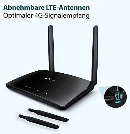 TP-LINK TL-MR6400 V4 belaidis maršrutizatorius Viena juosta (2,4 GHz) Greitas eternetas 3G 4G Juoda