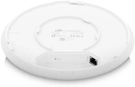 Maršrutizatorius UBIQUITI U6 Pro; WiFi 6; 6 erdviniai srautai; 140 m² (1500 pėdų²) aprėptis; Daugiau nei 350 prijungtų įrenginių; Maitinamas naudojant PoE; GbE uplink.