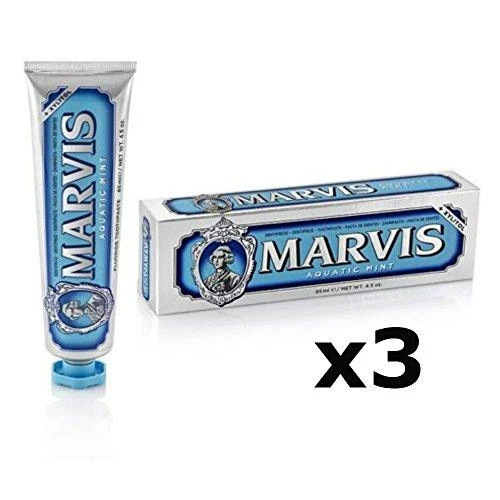 Marvis Aquatic Mint Jūros gaivos skonio dantų pasta, 85 ml
