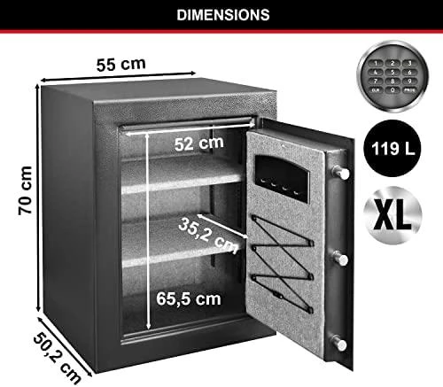 MasterLock Master Lock Digital XL Seifas aukštai saugumui T8-331ML