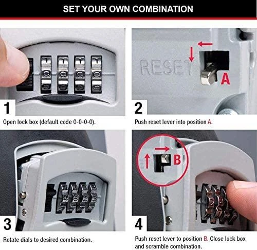 Master Lock Didelis seifas raktams 5403EURD