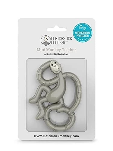 MATCHSTICK MONKEY kramtukas, pilkas, 3 mėn+, MM-T-001