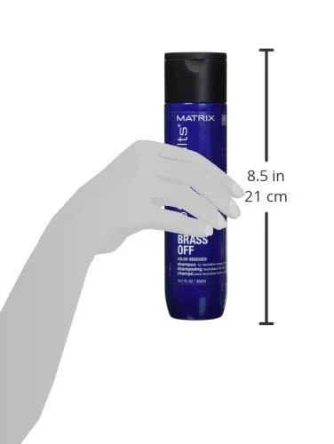 Šviesių plaukų šampūnas Matrix Brass Off Mėlyna Šampūnas 300ml