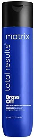 Šviesių plaukų šampūnas Matrix Brass Off Mėlyna Šampūnas 300ml