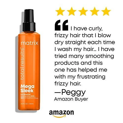 Termoapsauginė tiesinimo priemonė plaukams Matrix Mega Sleek Iron Smoother 250 ml