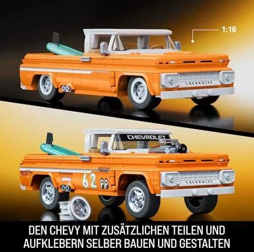 MATTEL BRICK SHOP HOT WHEELS konstruktorius – Elite Chevy (JFT20)