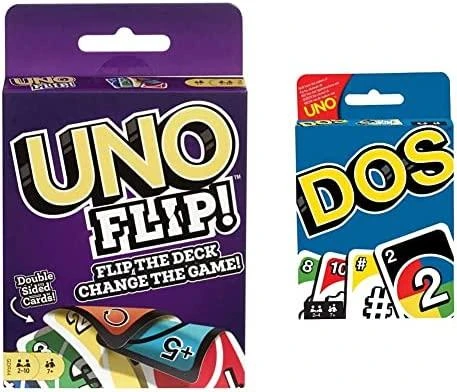 Mattel UNO žaidimas su dvipusėmis kortomis, GDR44