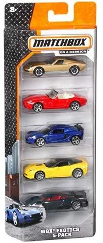 Mattel Penkių Matchbox automodelių rinkinys