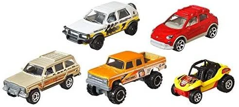 Mattel Penkių Matchbox automodelių rinkinys