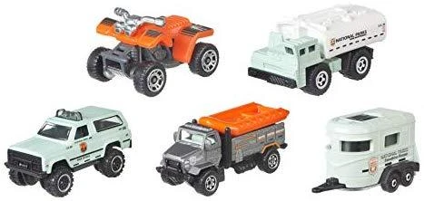 Mattel Penkių Matchbox automodelių rinkinys