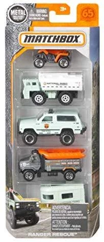Mattel Penkių Matchbox automodelių rinkinys