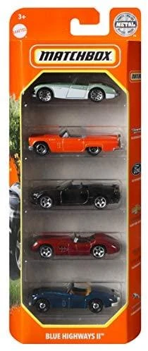 Mattel Penkių Matchbox automodelių rinkinys