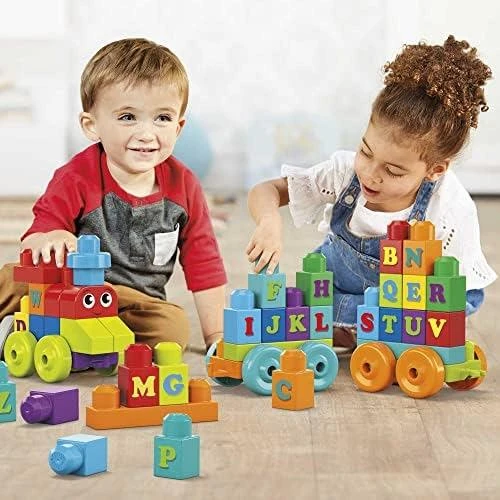 Žaislinis traukinys Mega Bloks DXH35 (60 detalių)
