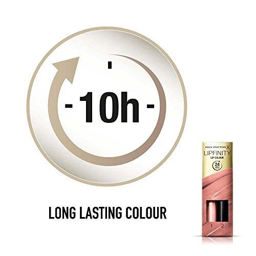 "Max Factor Lipfinity" lūpų dažai 24h 160 Iced 2ml