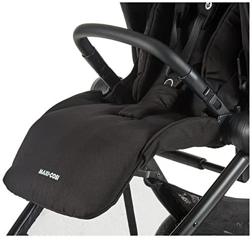 Maxi-Cosi Street Plus - vaikiškas vežimėlis, komplektas 2in1 | Essential Juodas