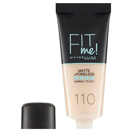 Makiažo pagrindas Maybelline Fit Me Matte+Poreless (110 Porcelain) 30ml