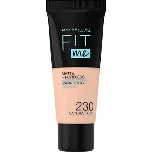 Makiažo pagrindas Maybelline Fit Me Matte+Poreless (230 Natural Buff) 30ml