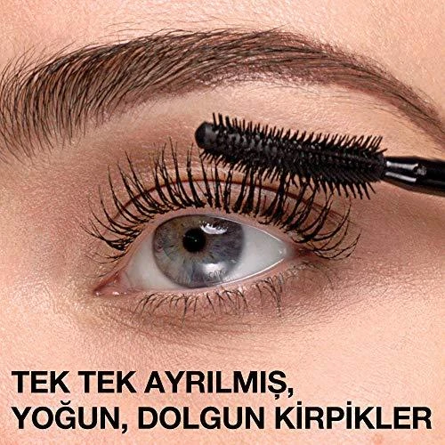 Maybelline Lash Sensational blakstienų tušas su elastomeriniu dvipusiu lenktu šepetėliu